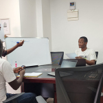ICON team on a strategic meeting